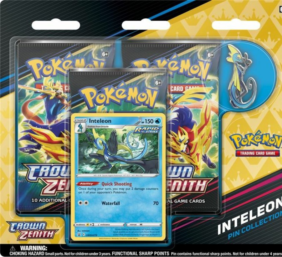 Pokemon USA Pokemon Special Boxen | Pokemon: Crown Zenith Pin Collection - Inteleon