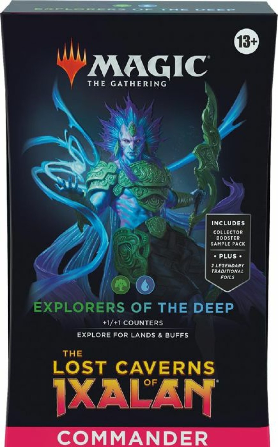 Wizards of the Coast Magic Series | Magic: The Lost Caverns Of Ixalan: Commander - Explorers Of The Deep