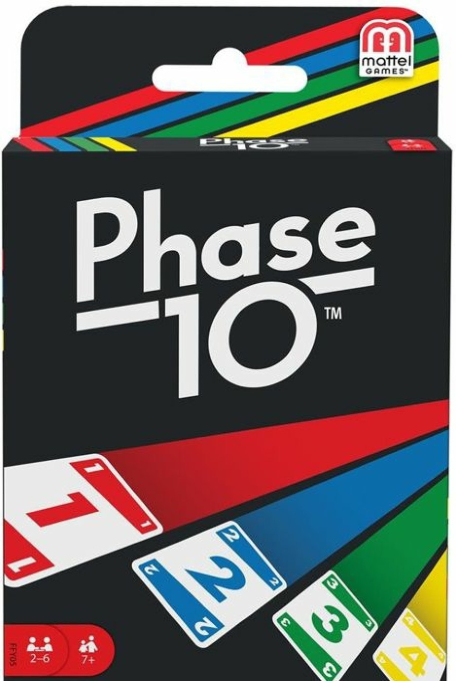 Mattel Games Tweede Kans | Phase 10 - Kaartspel (Zijkant Los)