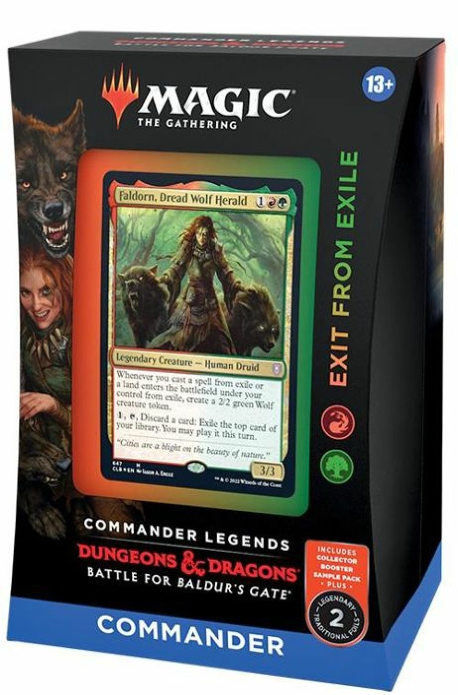 Wizards of the Coast Magic Series | Magic: Commander Legends: Battle For Baldur'S Gate - Commander: Exit From Exile