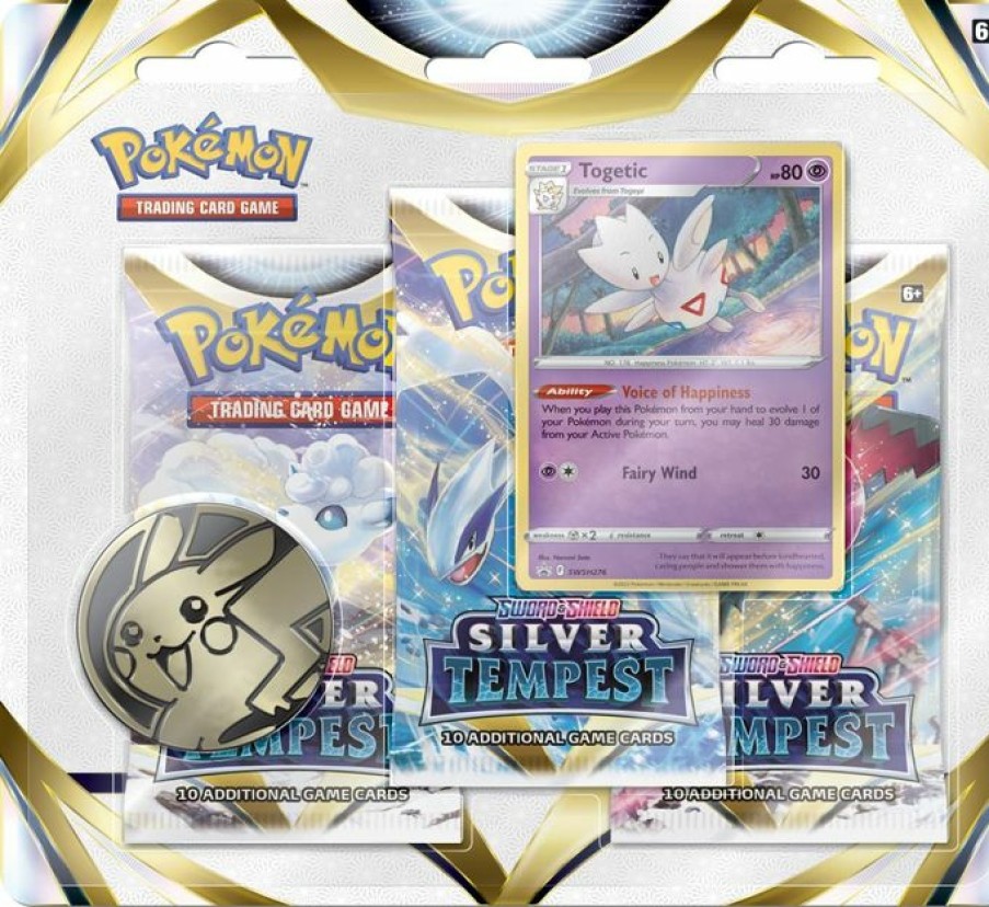 Pokemon USA Pokemon Series | Pokemon: Sword & Shield Silver Tempest - 3-Boosters: Togetic