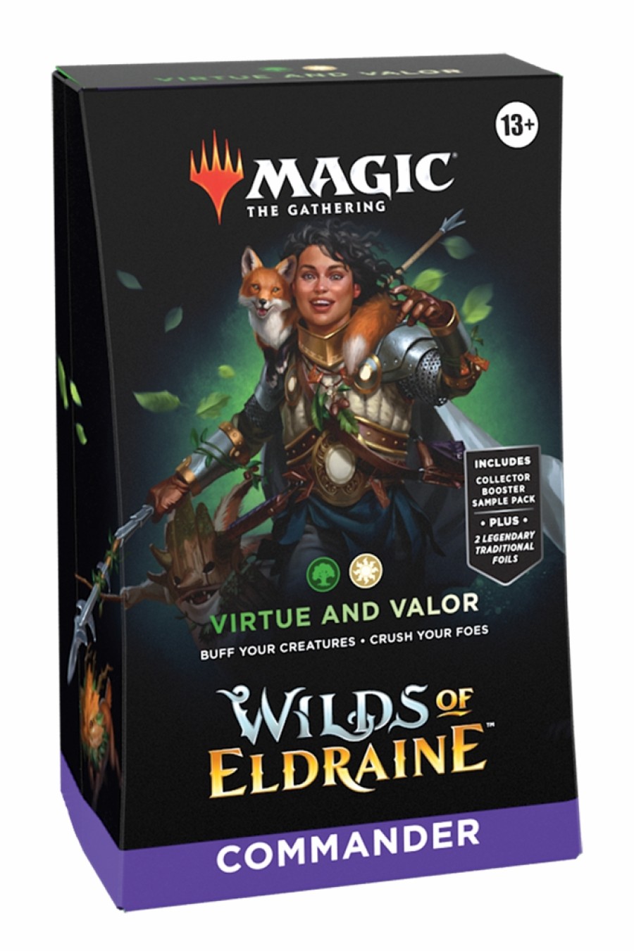 Wizards of the Coast Magic Series | Magic: Wilds Of Eldraine - Commander Deck: Virtue And Valor