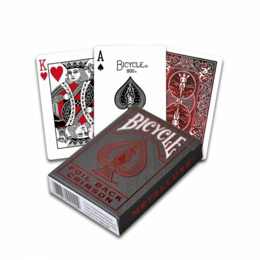 Bicycle Playing Cards Speelkaarten | Pokerkaarten Metallux Red Bicycle