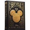 Bicycle Speelkaarten | Pokerkaarten Bicycle - Mickey Black/Gold