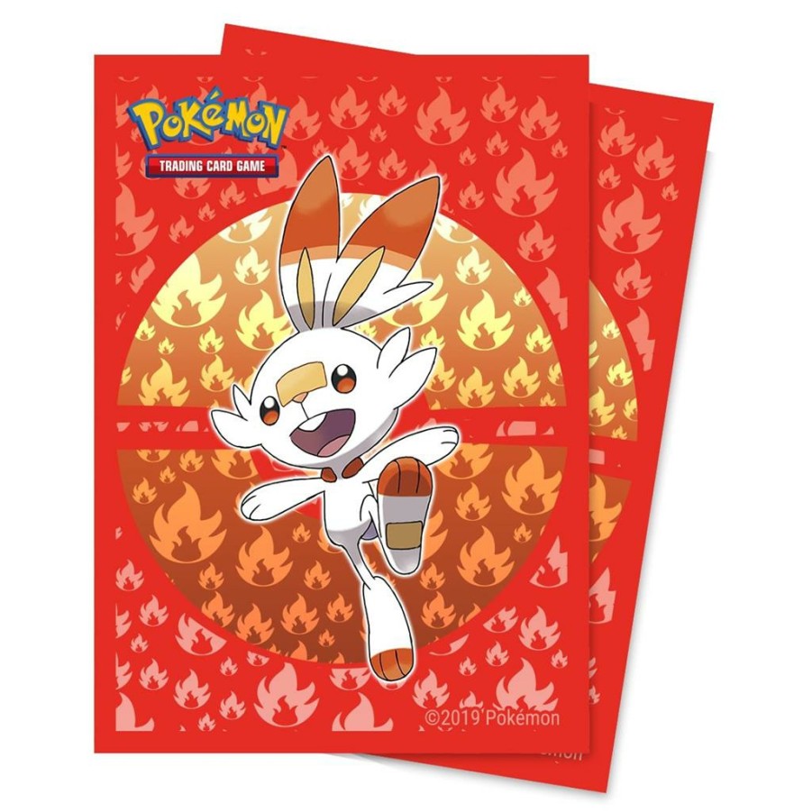 Ultra Pro Sleeves (Standard Size) | Sleeves: Pokemon Sword And Shield Galar Scorbunny(65Ct)