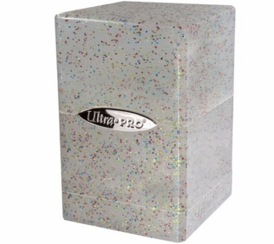 Ultra Pro Deckboxen | Deckbox Tower Satin - Glitter Clear