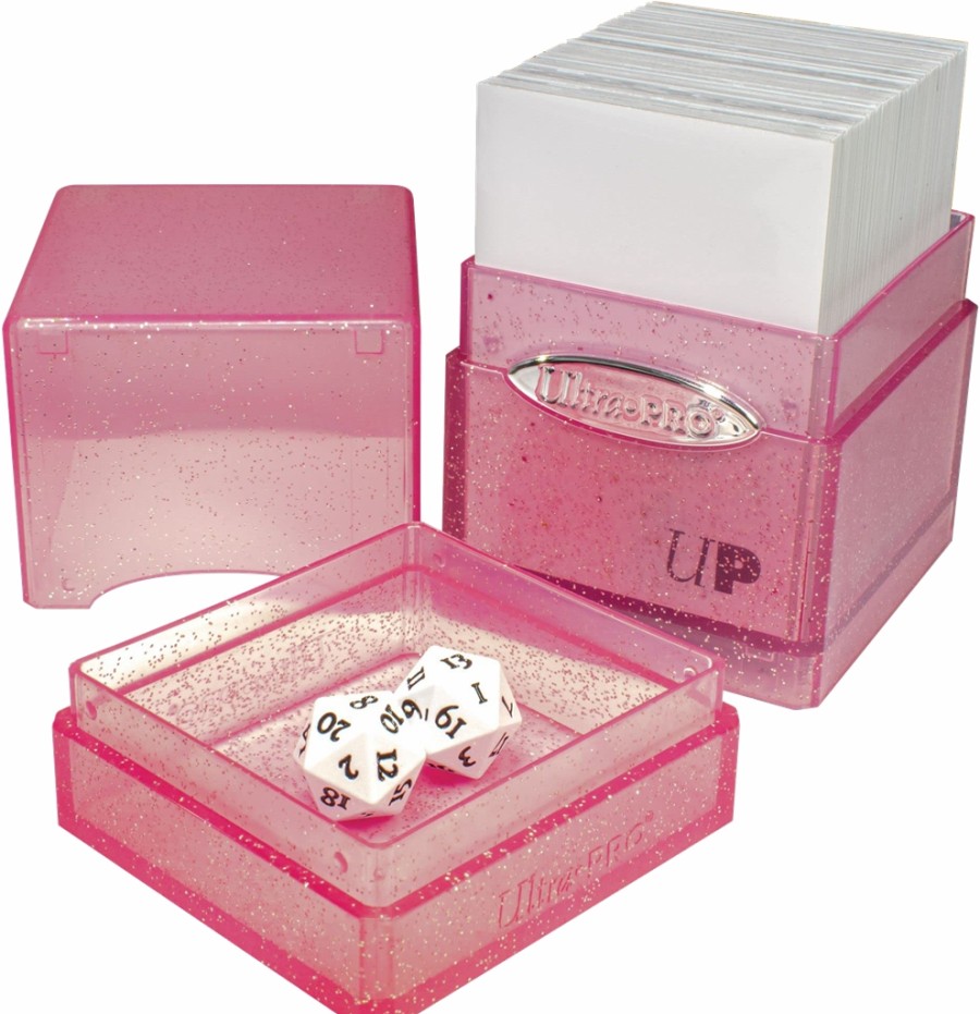 Ultra Pro Deckboxen | Deckbox Satin Tower Glitter Pink