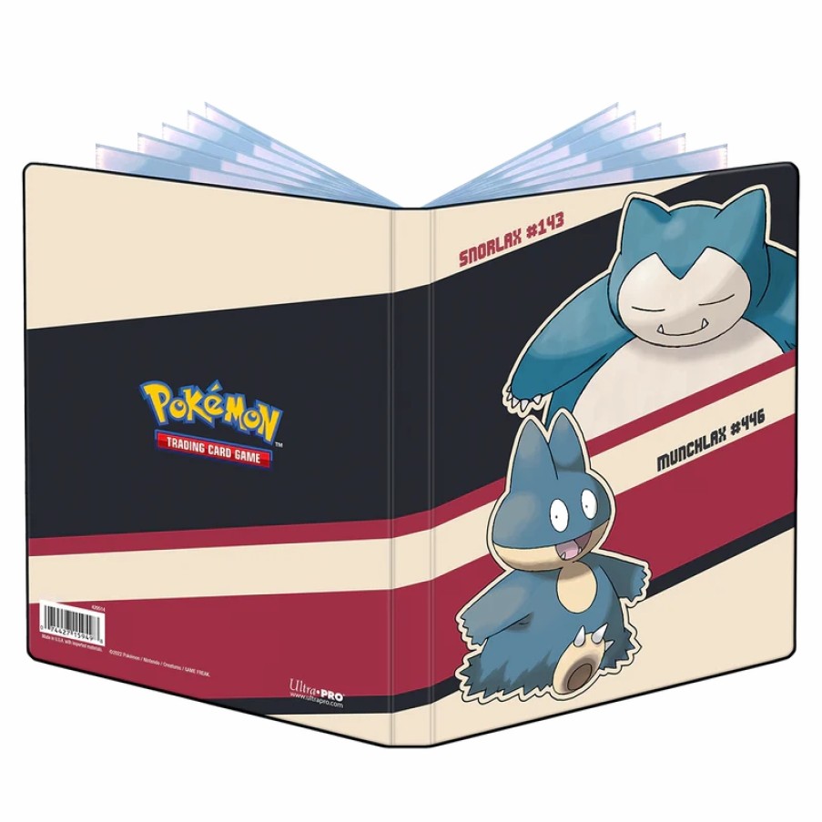 Ultra Pro Opbergboxen | Pokemon: Portfolio 4-Pocket Snorlax And Munchlax