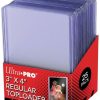 Ultra Pro Sleeves (Standard Size) | Toploaders 3X4 Clear Regular (25 Stuks)