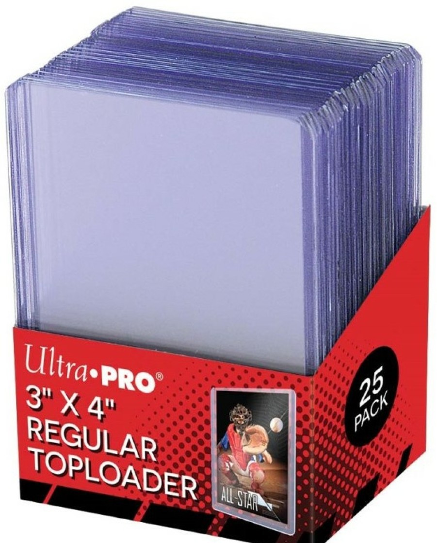 Ultra Pro Sleeves (Standard Size) | Toploaders 3X4 Clear Regular (25 Stuks)