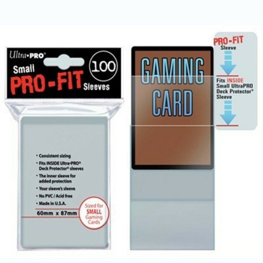 Ultra Pro Sleeves (Small Cards) | Ultra Pro Small: Pro-Fit Clear (100)