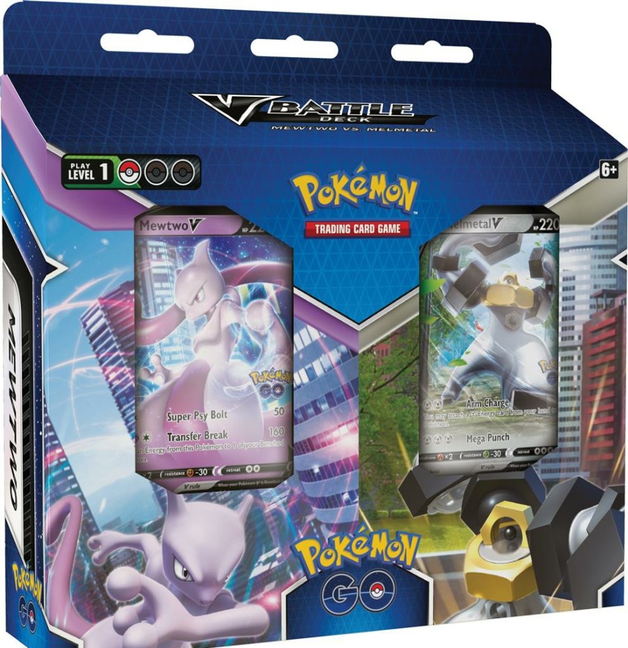 Pokemon Company Pokemon Series | Pokemon Go: V Battle Decks Bundle Mewtwo V Melmetal