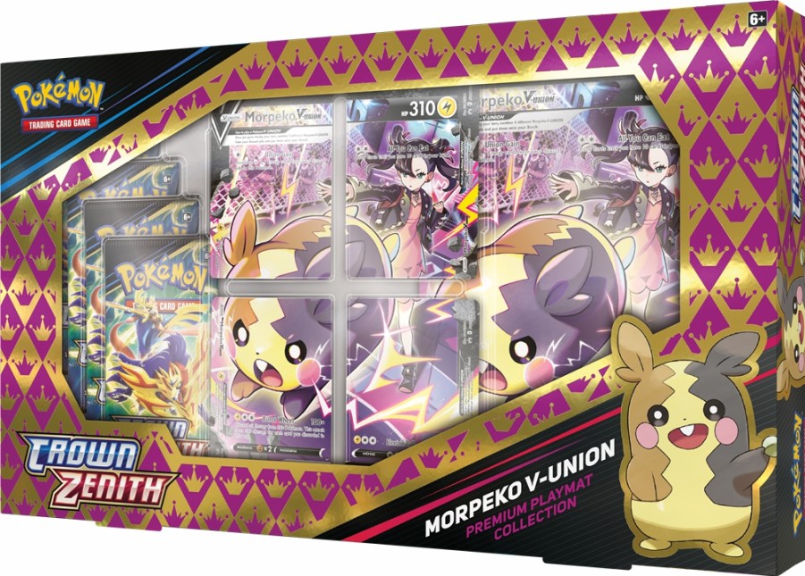 Pokemon USA Pokemon Special Boxen | Pokemon: Crown Zenith V-Union Premium Playmat Collection - Morpeko