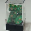 Spellehuis Dobbelstenen | Rpg Dice Set (7) Double Groen/Zwart