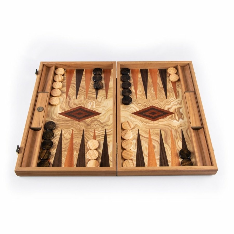 Manopoulou Hout | Backgammon: Olive Burl - Large