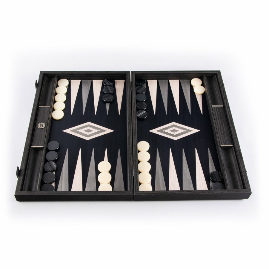 Manopoulou Hout | Backgammon: Pearly Grey Vavona - Large