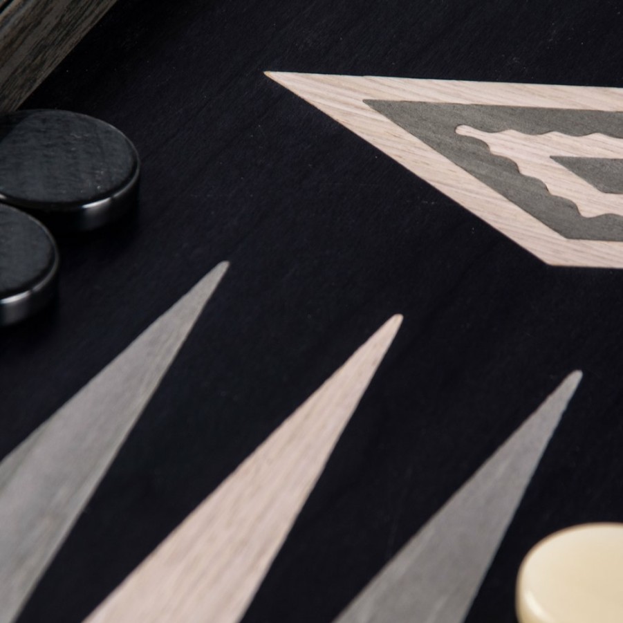 Manopoulou Hout | Backgammon: Pearly Grey Vavona - Large