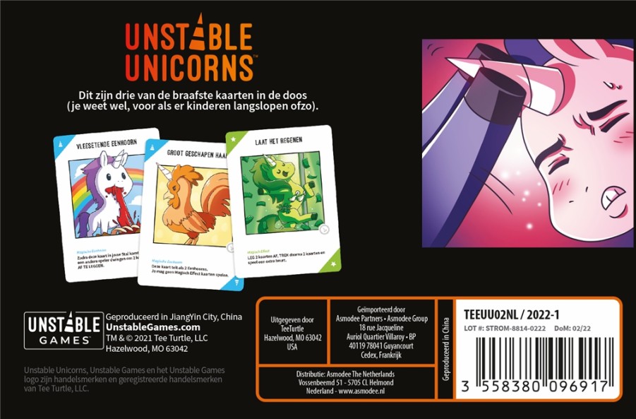 Teeturtle Partyspellen | Unstable Unicorns Nsfw Nl