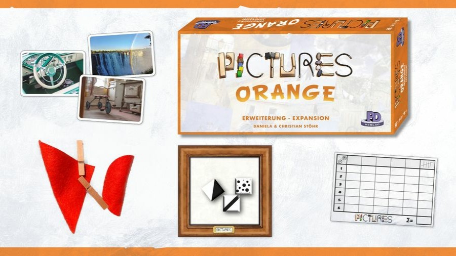 Matagot Samenwerking Bordspel | Pictures Orange Expansion - Nl/Fr