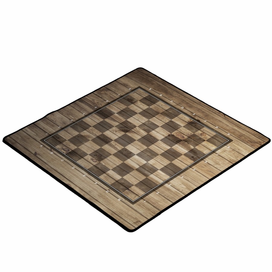 Immerson Schaakborden | Schaak Playmat - Houtkleurig 40X40