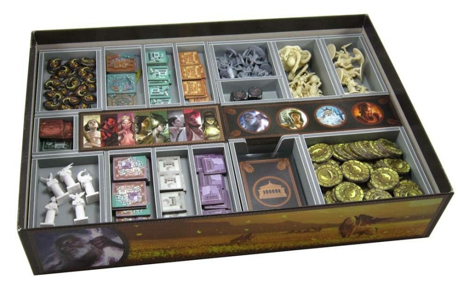 Folded Space Organizers | Cyclades, And The Titans, Monuments, Hades, Hecate And Ancient Ruins Insert