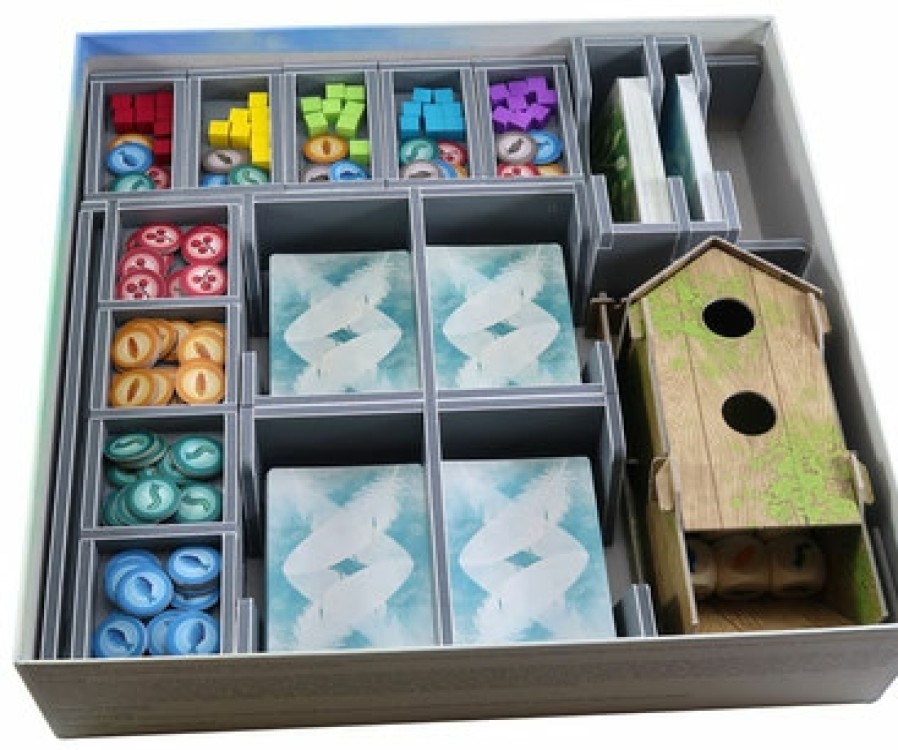 Folded Space Organizers | Wingspan + European & Oceania Expansions Insert V2