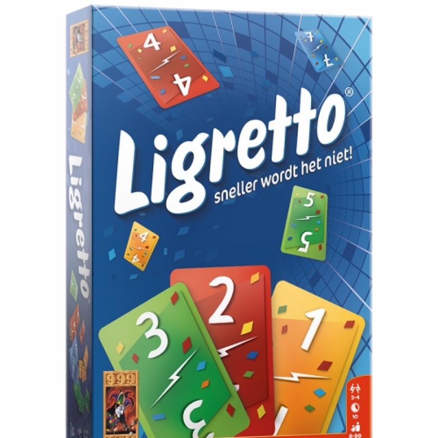 999 Games Reisspellen | Ligretto Blauw - Kaartspel