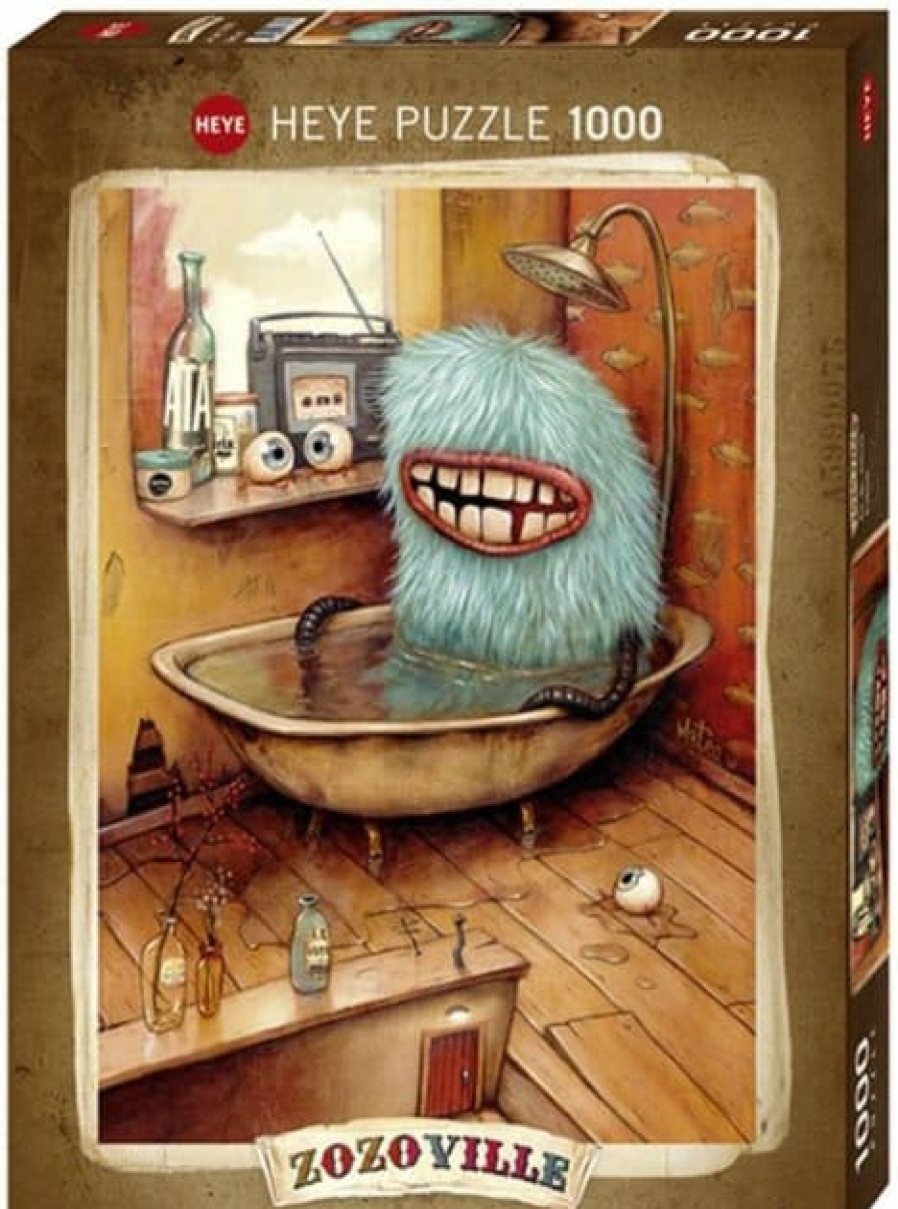 Heye Puzzle 1000 Stukjes | Puzzel Bathtub, Zozoville - 1000 Stukjes