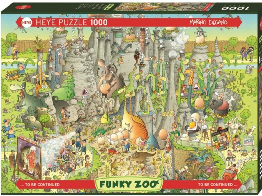 Heye Puzzle 1000 Stukjes | Puzzel Jurassic Habitat - 1000 Stukjes