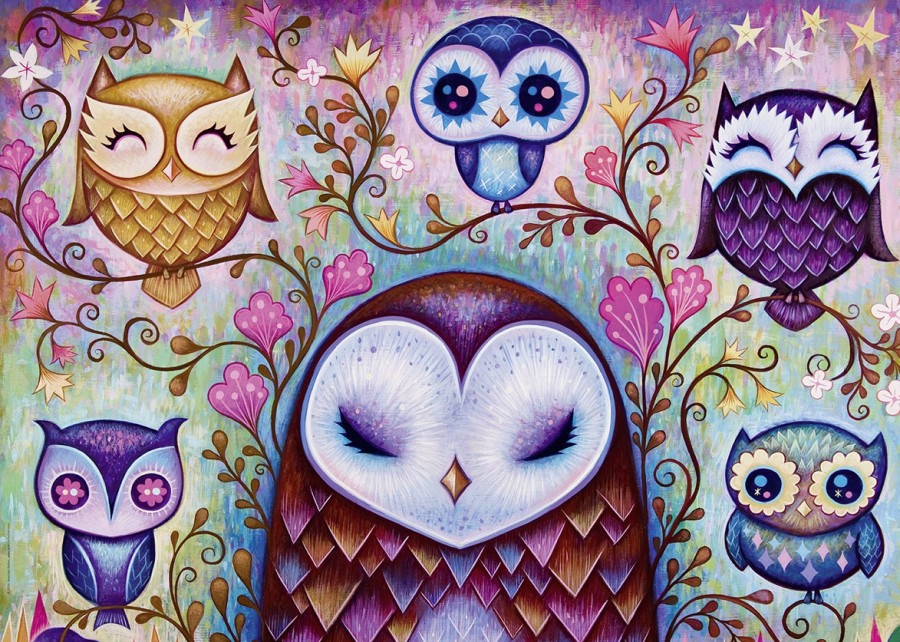 Heye Puzzle 1000 Stukjes | Puzzel Great Big Owl - 1000 Stukjes