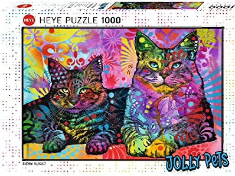 Heye Puzzle 1000 Stukjes | Puzzel Devoted 2 Cats - 1000 Stukjes