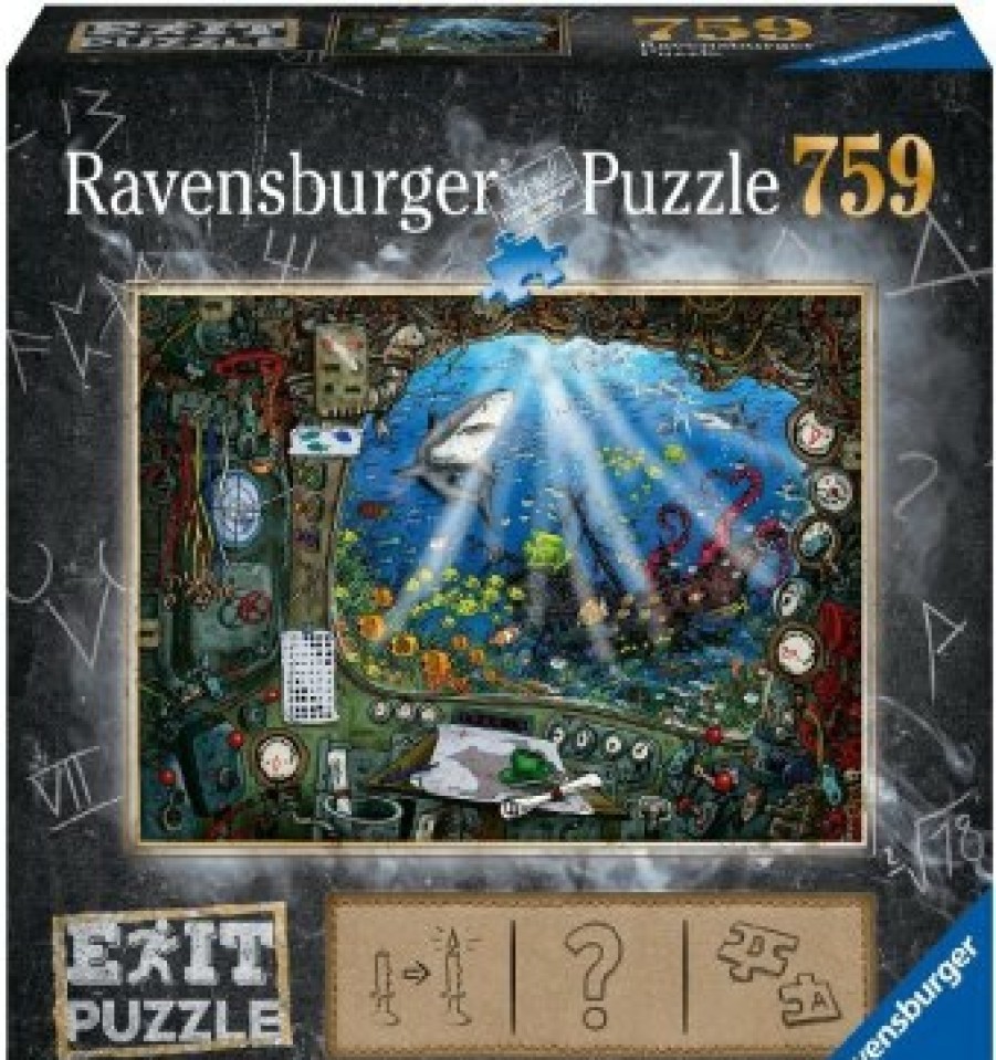 Ravensburger Exit | Exit Puzzel: In De Onderzeeer - (759)