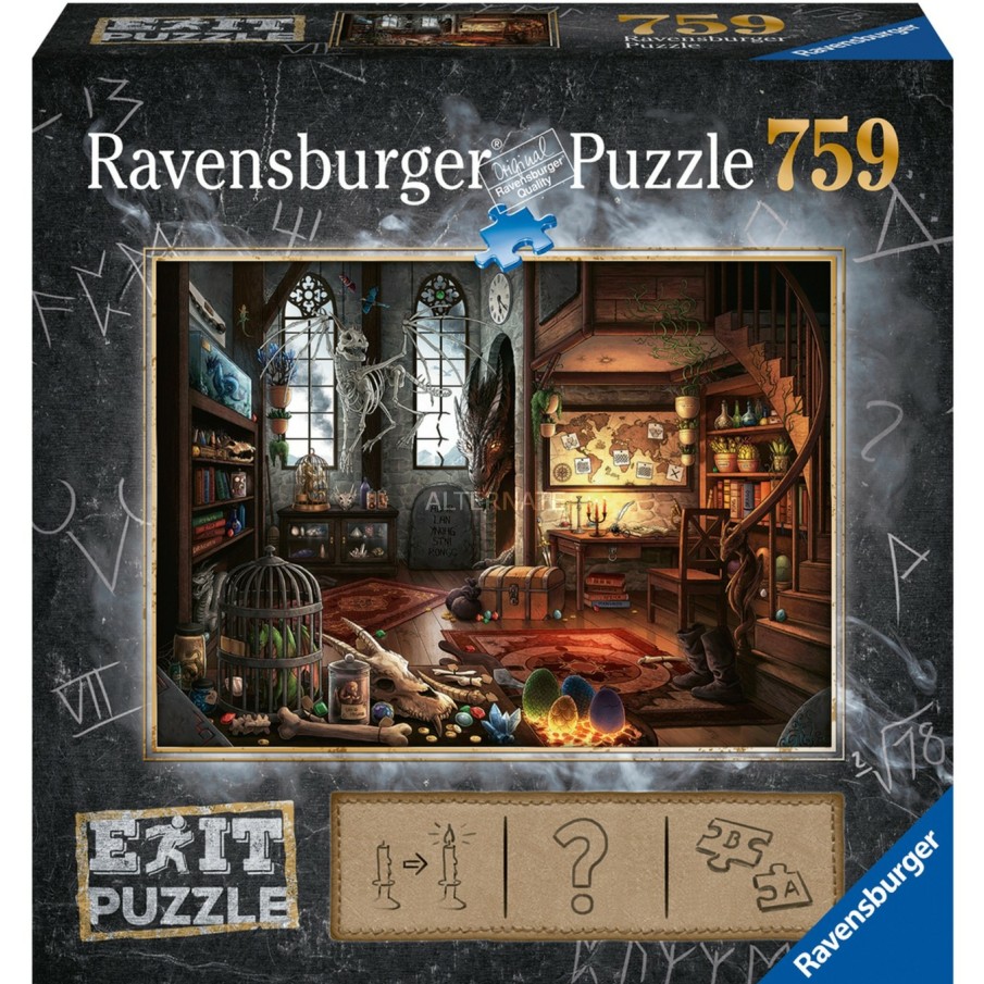 Ravensburger Exit | Exit Puzzel: In Het Drakenlaboratorium - (759)