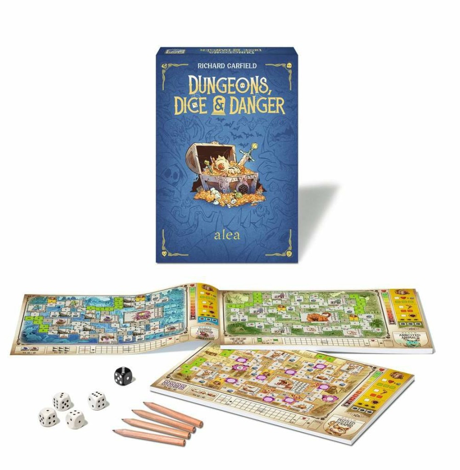 Ravensburger Dobbelspellen | Dungeons, Dice And Danger - De/Fr/It/En