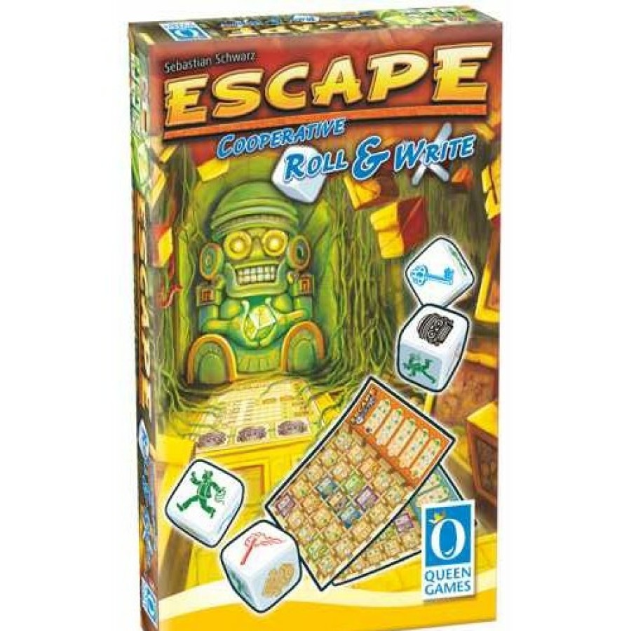 Queen Games Dobbelspellen | Escape Roll & Write - Dobbelspel