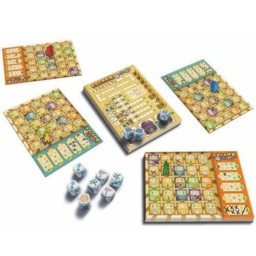 Queen Games Dobbelspellen | Escape Roll & Write - Dobbelspel