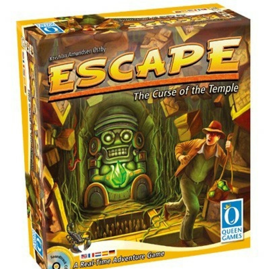 Queen Games Samenwerking Bordspel | Escape - The Curse Of The Temple - Intl