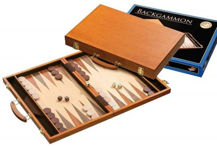 Philos Hout | Backgammon Koffer Ithaka