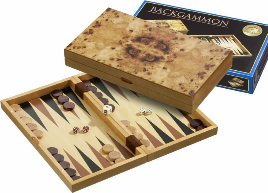 Philos Hout | Backgammon Kassette Ios