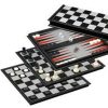 Philos Schaaksets | Schaak/Dam/Backgammon Kassette Veld 37 Mm, Koningshoogte 66 Mm