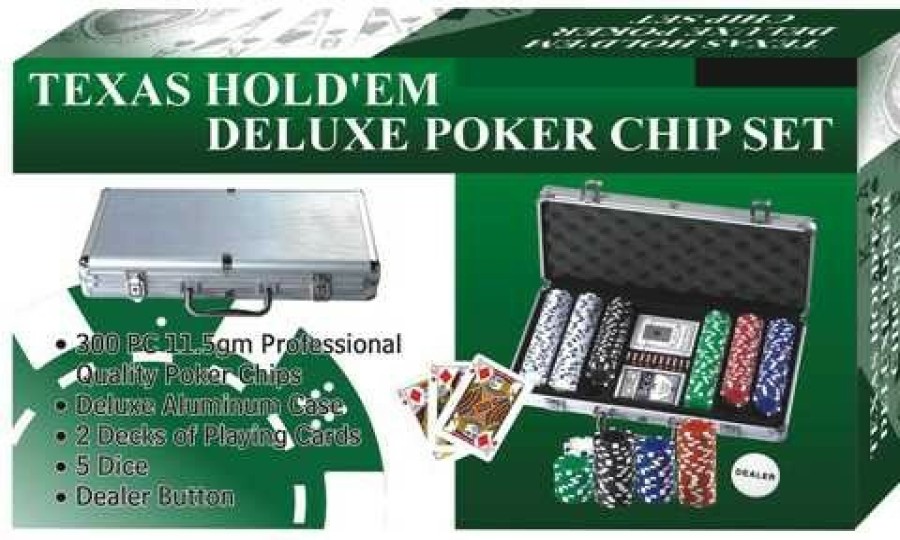 Hot Games Roulette / Poker | Pokerkoffer 300 Dice-Fisches