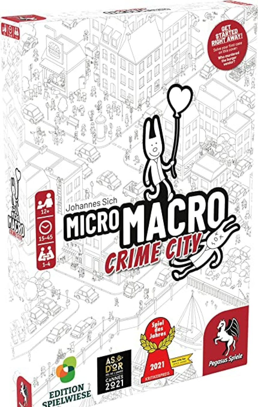 Pegasus Spiele Samenwerking Bordspel | Micromacro - Crime City En