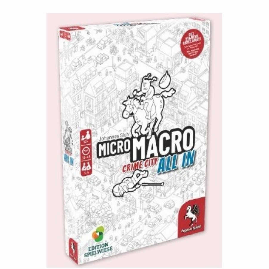 Pagsus Spiele Samenwerking Bordspel | Micro Macro Crime City - All In