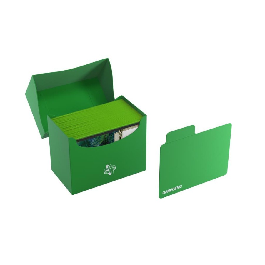 Gamegenic Deckboxen | Deckbox: Side Holder 80+ Green