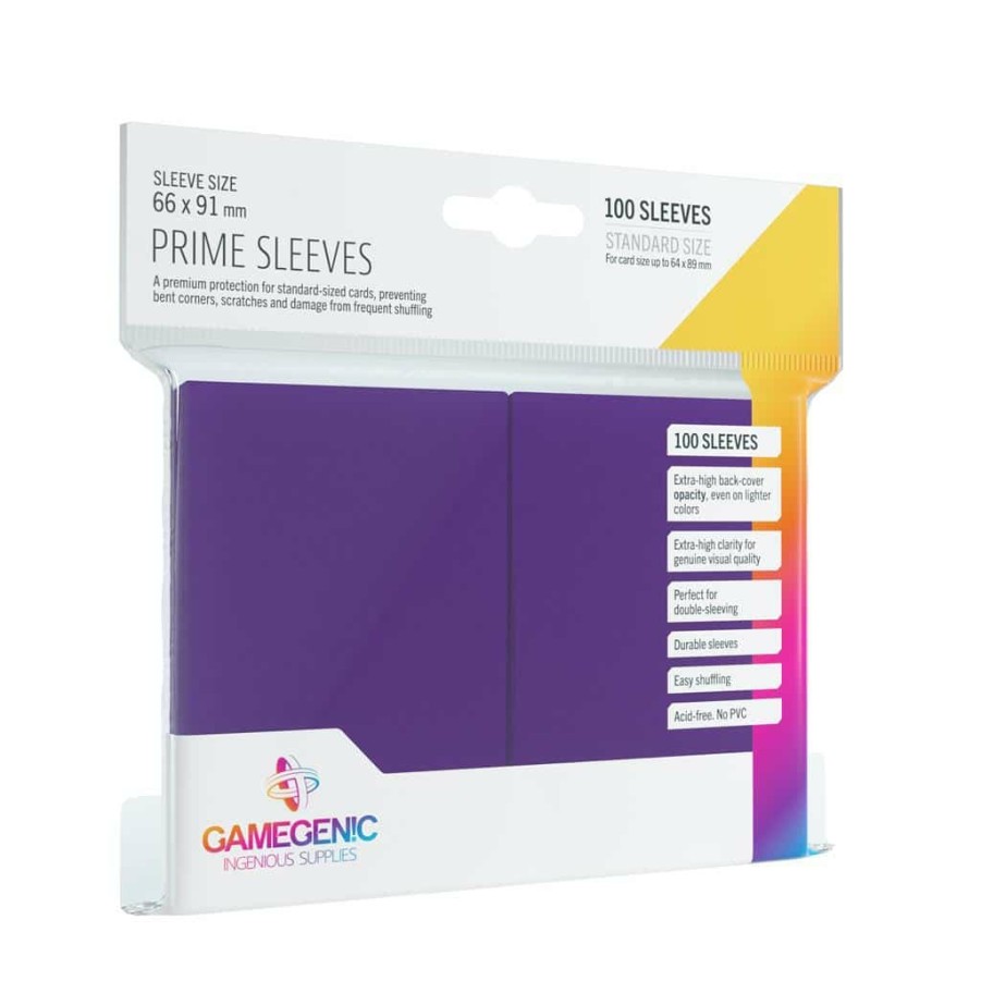 Gamegenic Sleeves (Standard Size) | Sleeves: Pack Prime Purple (100)