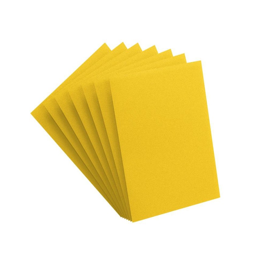 Gamegenic Sleeves (Standard Size) | Sleeves: Pack Matte Prime Yellow (100)