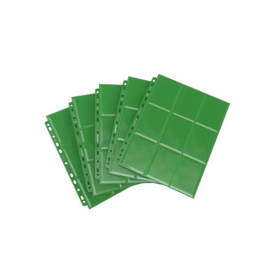 Gamegenic Opbergmappen | Sideloading 18-Pocket Pages Pack Green (10)