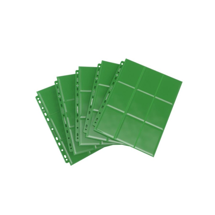 Gamegenic Opbergmappen | Sideloading 18-Pocket Pages Display Green (50)