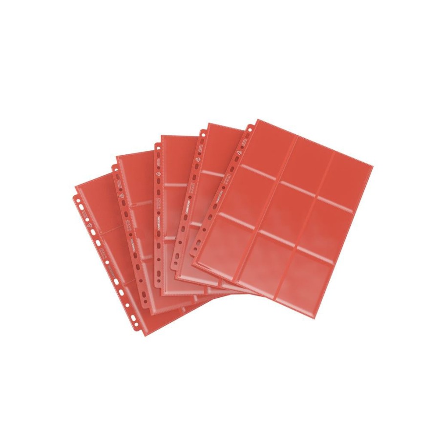 Gamegenic Opbergmappen | Sideloading 18-Pocket Pages Display Red (50)