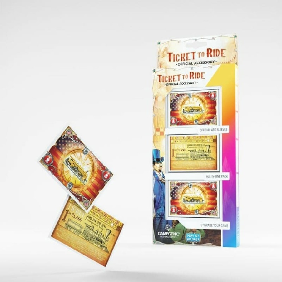 Gamegenic Bordspel Hoesjes | Sleeves: Ticket To Ride Us Art Sleeves (152)